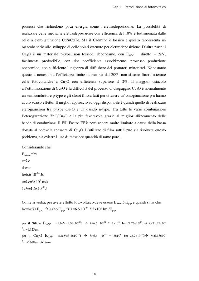Tesi economia sul fotovoltaico 62 Tesi economia sul fotovoltaico 39